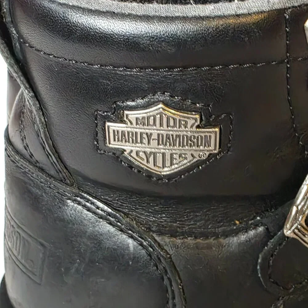 Authentic Harley Davidson Biker Boots- Size 8 - Picture 9 of 14